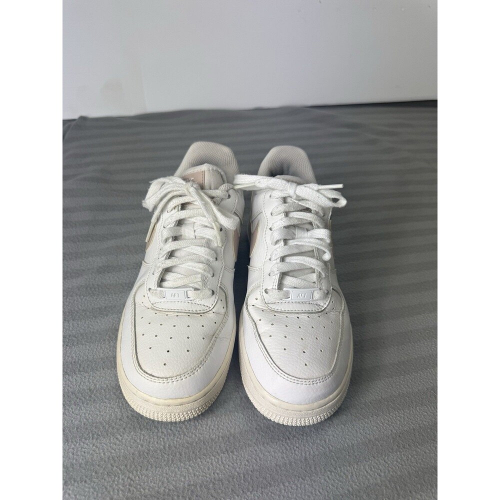 Nike Air Force 1 Women’s Size 7.5 White Pink Low Top Sneakers 315115-169
